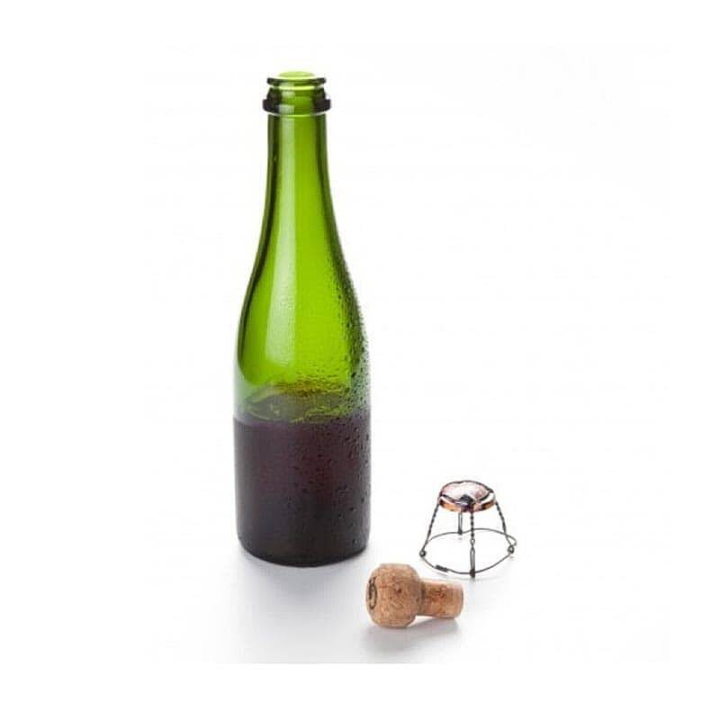 100% Chef Cava İçecek Sunum Şişesi, Özel Tasarım, 500 ml, 6 Adet - 1