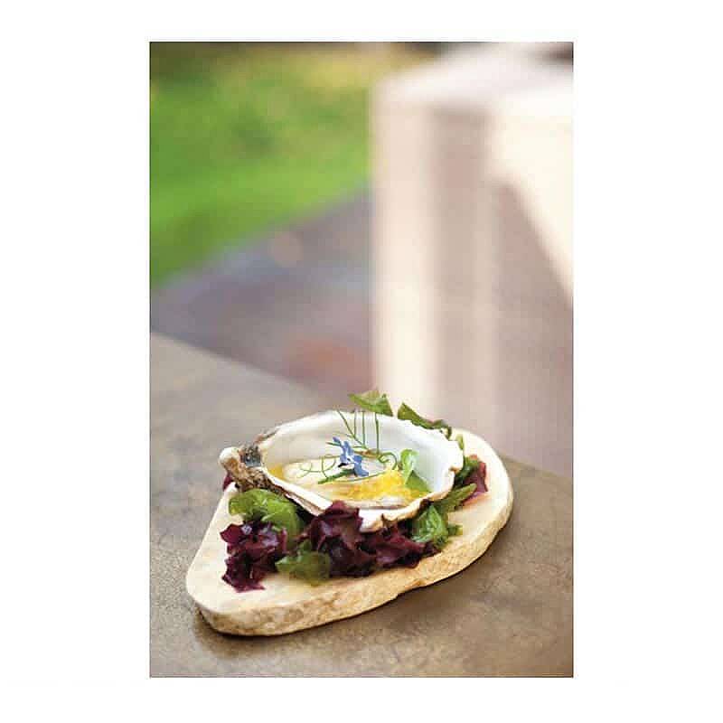 100% Chef Imperator Taş Sunum Tabağı, Gastronomi Sunum, 20x10 cm, Sarı - 2