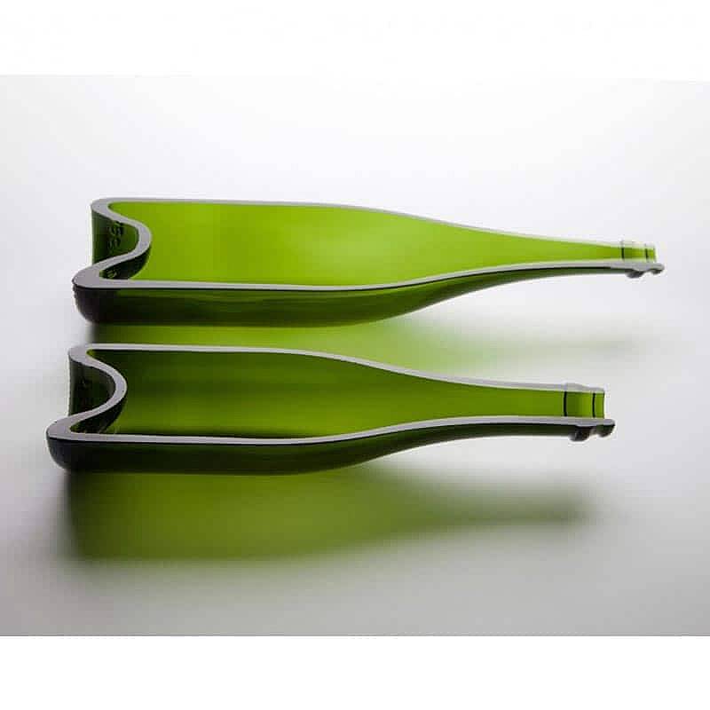 100% Chef Şampanya Şişesi Cam Sunum Tabağı, Profesyonel, 250 ml, 6 Adet - 2