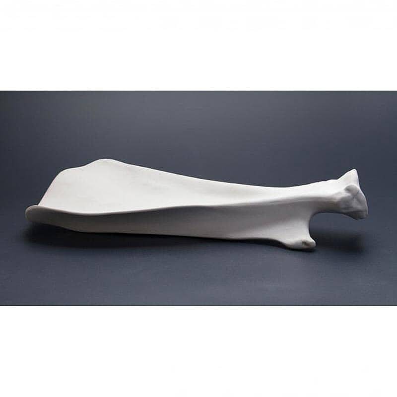 100% Chef Shoulder Blade Porselen Sunum Tabağı, El Yapımı, 33x20x6 cm - 2