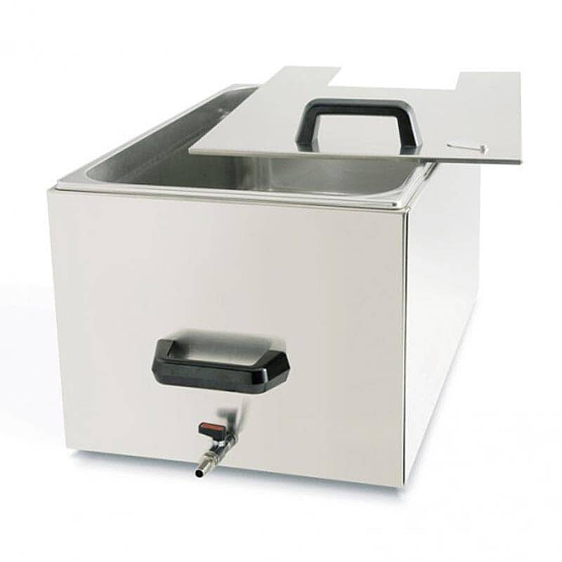 100% Chef Termal Konteyner, 27 Lt, Paslanmaz Çelik, Inox - 1