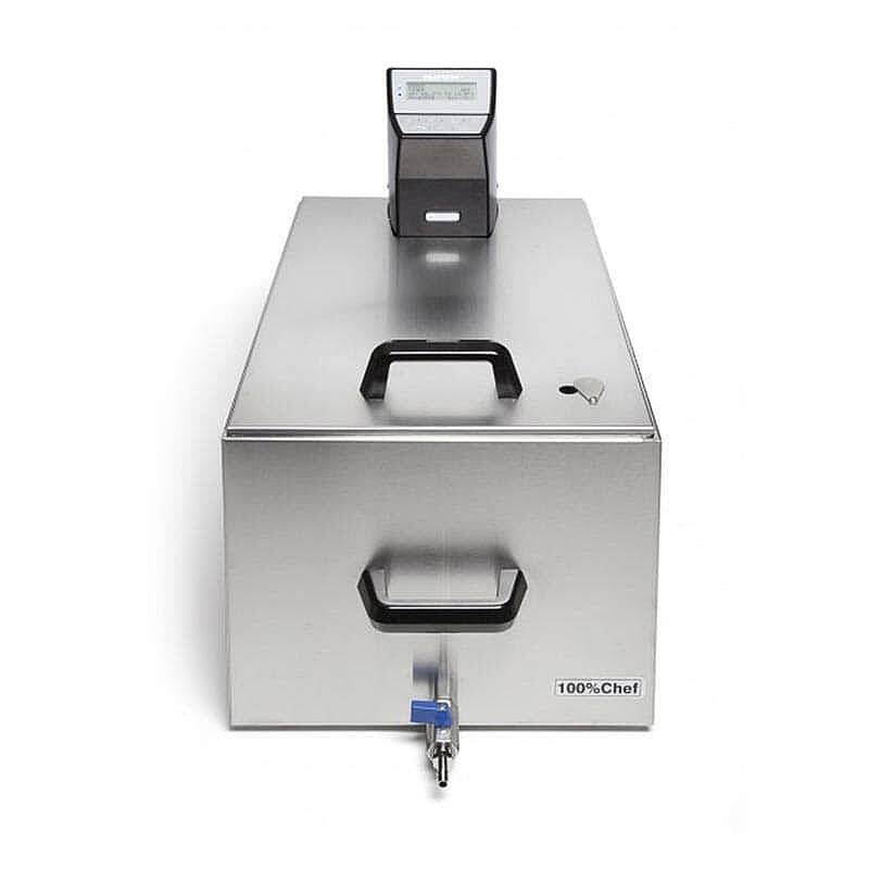 100% Chef Termal Konteyner, 27 Lt, Paslanmaz Çelik, Inox - 3