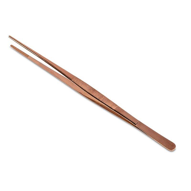 100% Chef Titanyum Dekor Şef Cımbızı, Ergonomik Kullanım, 30 cm, Bakır - 1