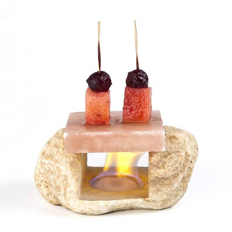 100% Chef Tuz Blok Sunum Tabağı, Gastronomi Sunum, 14x10 cm - 2