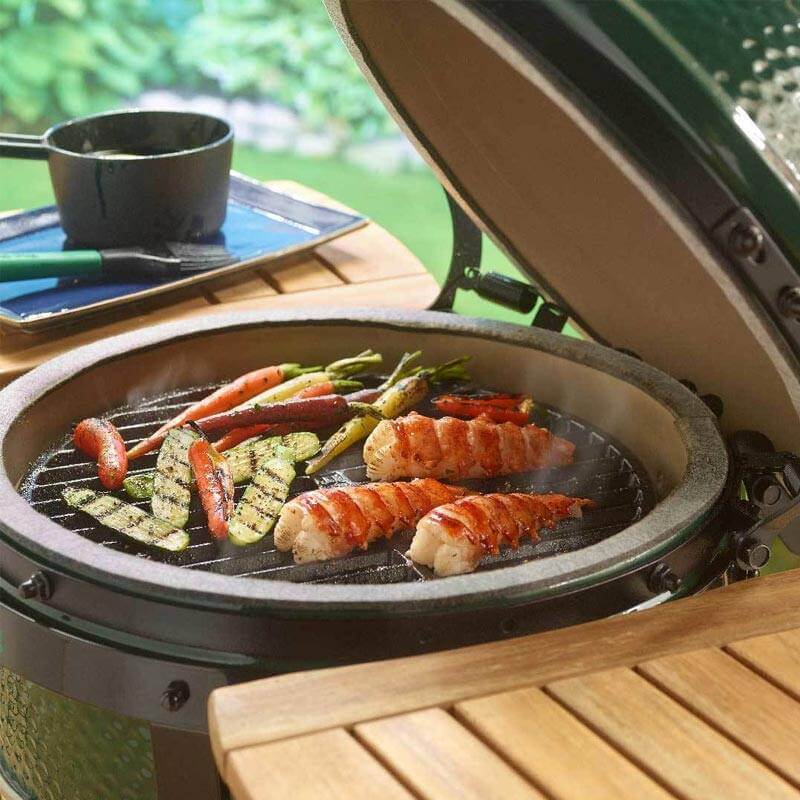 Big Green Egg Wooden Mates XL, Yan Sehpa, Akasya Ağacından - 3