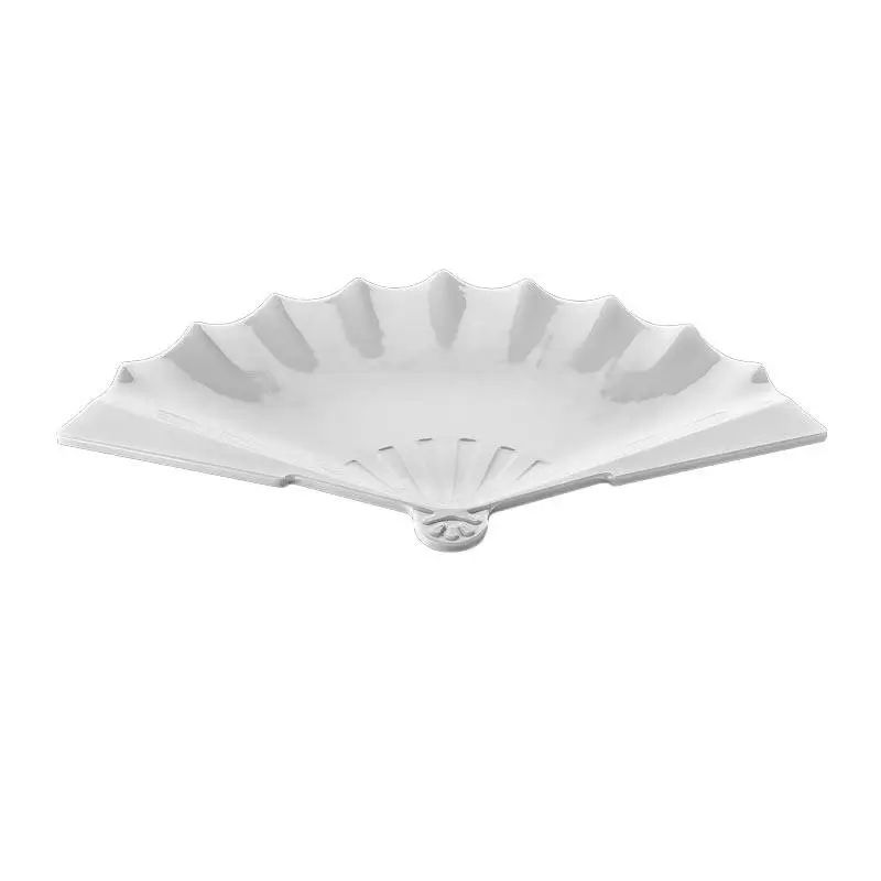 Biradlı BRD-3061 Yelpaze Melamin Sunum Tabağı, 61x36x5.3 cm - 1