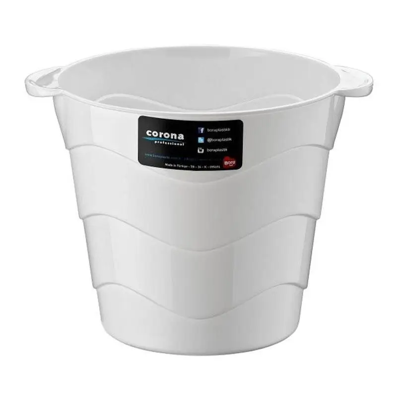 Bora Plastik Buz Kovası, Desenli, 4 Lt, Beyaz - 1