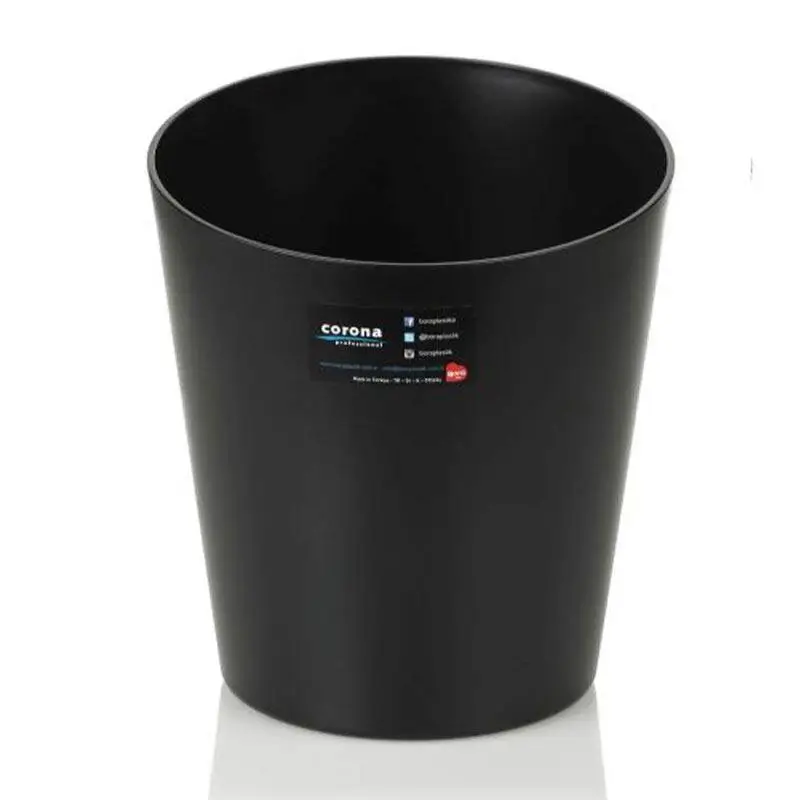 Bora Plastik Buz Kovası, Polikarbon, Yarım Kesimli 3.8 Lt, Siyah - 1