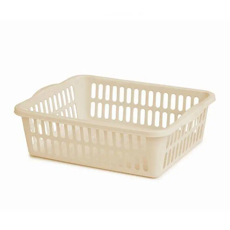 Bora Plastik Meyve Sepeti, Desenli, No:1, 26.5x10.5 cm, Krem - 1