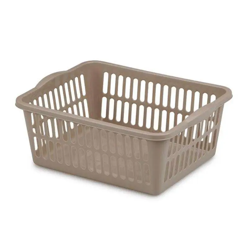 Bora Plastik Meyve Sepeti, Desenli No:1, 26.5x10.5 cm, Bej - 1