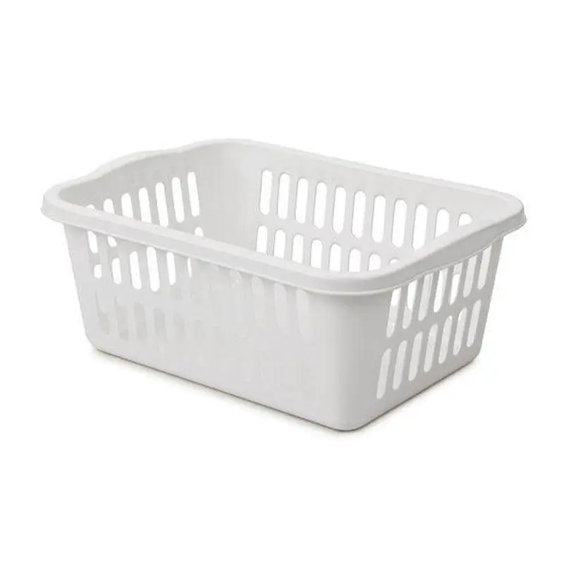 Bora Plastik Meyve Sepeti, Desenli, No:2, 27.5x22 cm, Beyaz - 1