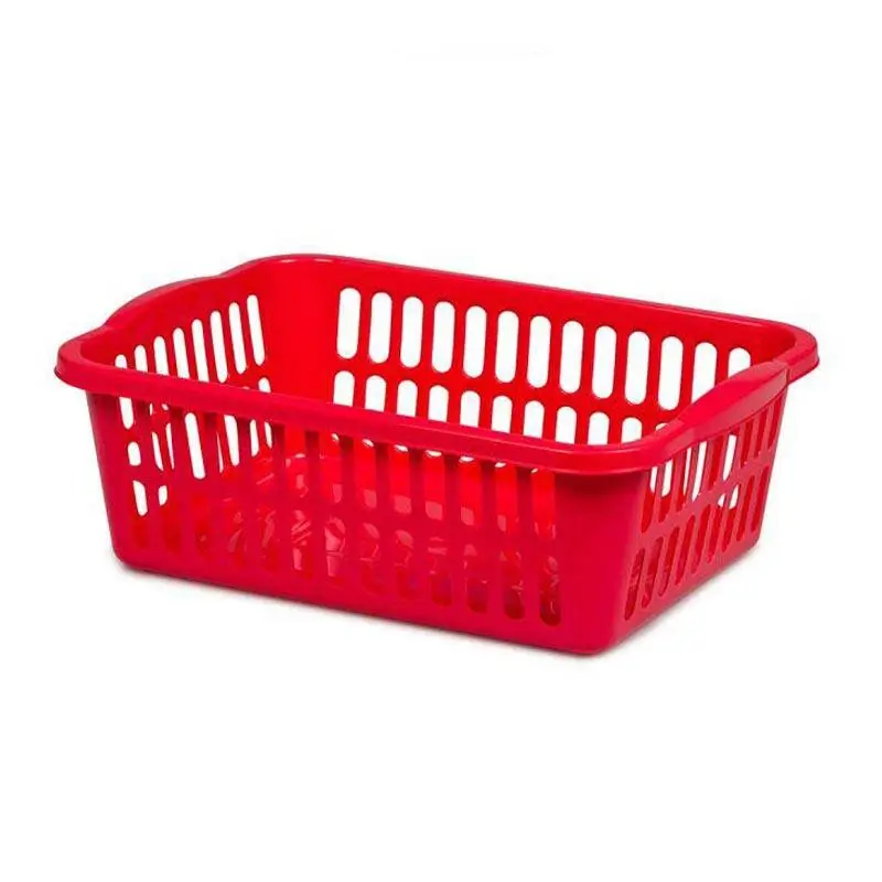 Bora Plastik Meyve Sepeti, Desenli , No:0, 26.5x8.5 cm, Kırmızı - 1