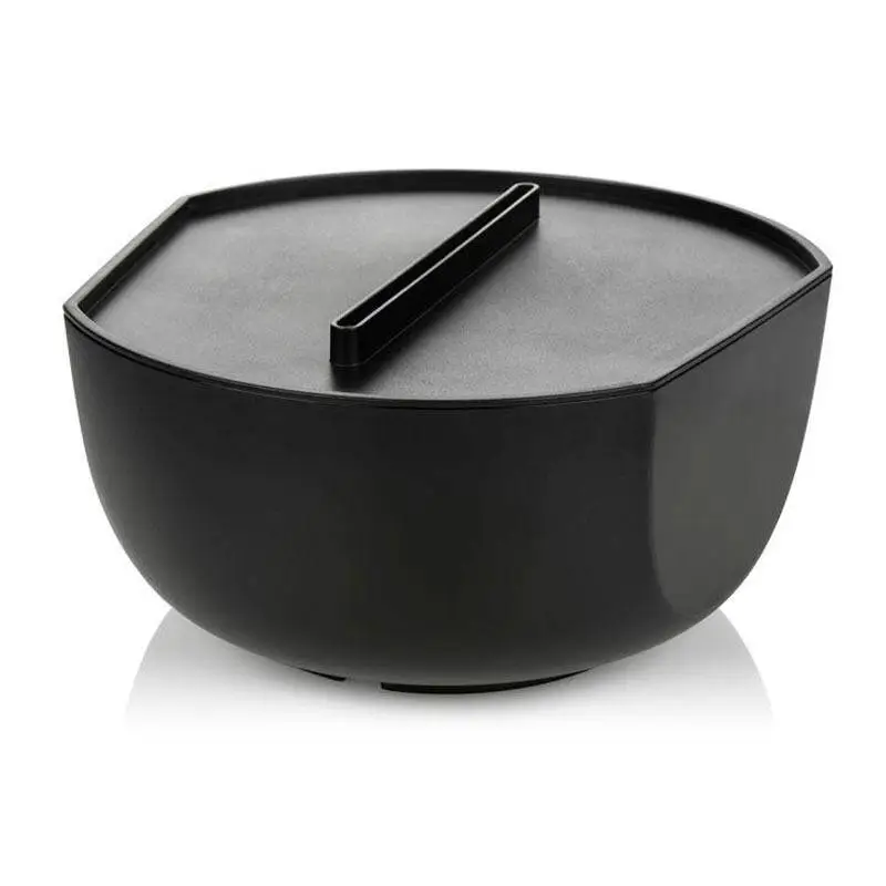 Bora Plastik Hip Gastronom Kase Takım, Kapaklı, 26 cm, Siyah - 1