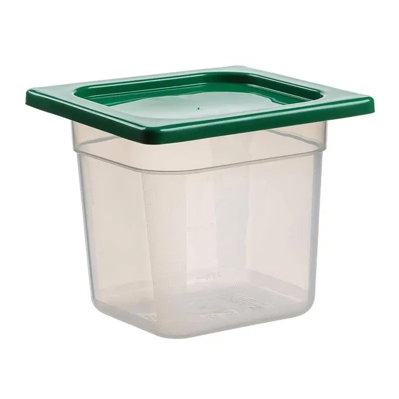 Bora Plastik Kilitli Kapak, Kare, Yeşil - 2