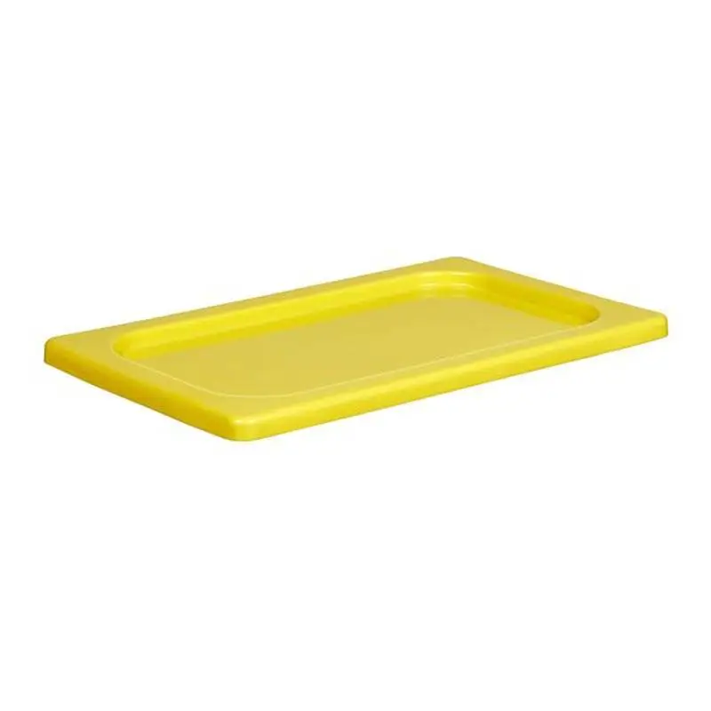 Bora Plastik GN 1/4 Kilitli Polipropilen Gastronorm Küvet Kapağı, Sarı - 1
