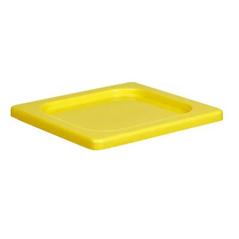 Bora Plastik GN 1/6 Kilitli Polipropilen Gastronorm Küvet Kapağı, Sarı - 1