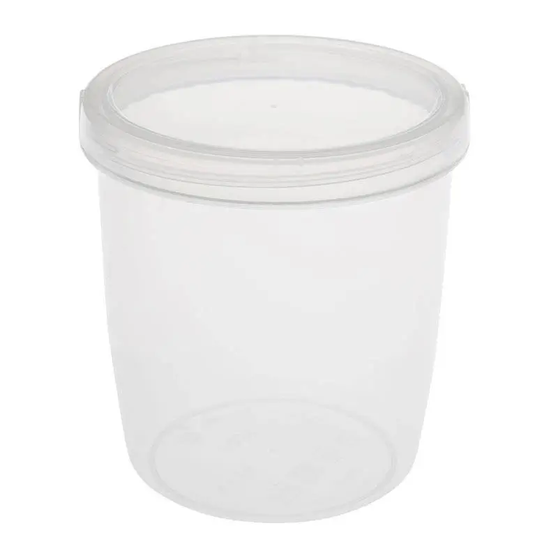 Bora Plastik Saklama Kabı, Vidalı, No: 6, 650 ml, Şeffaf - 1