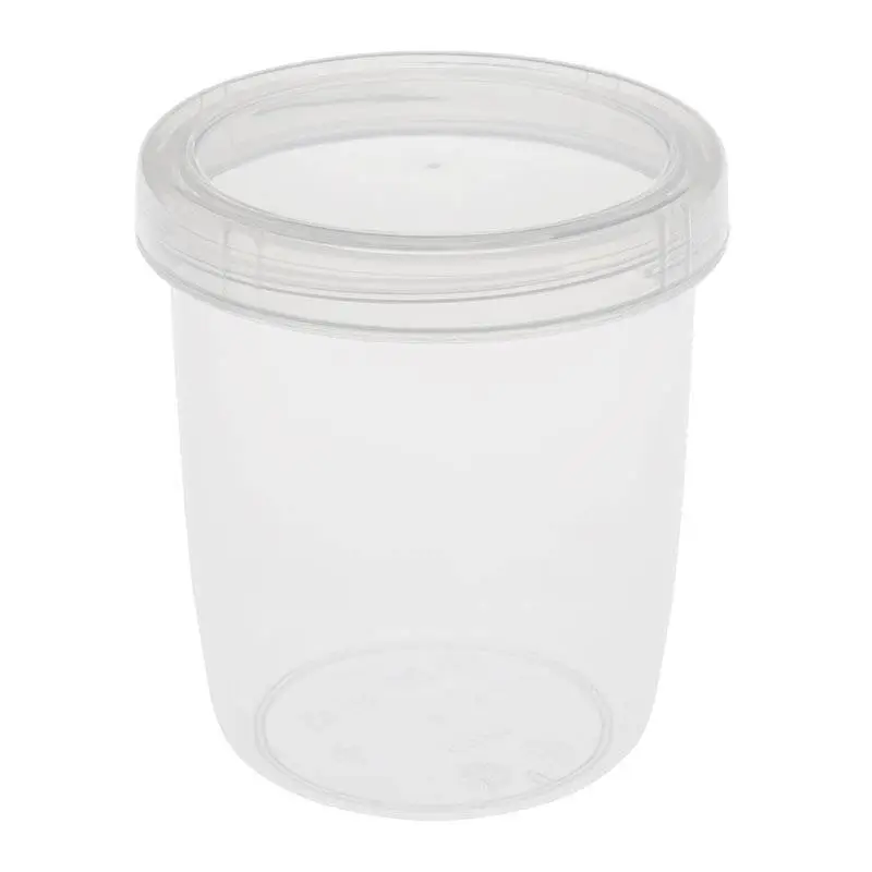 Bora Plastik Saklama Kabı, Vidalı,No: 3, 410 ml, Şeffaf - 1