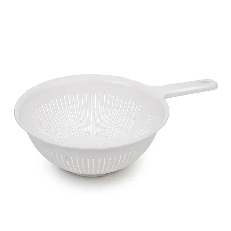 Bora Plastik Saplı Mutfak Süzgeci, 20.3 cm, Beyaz - 1