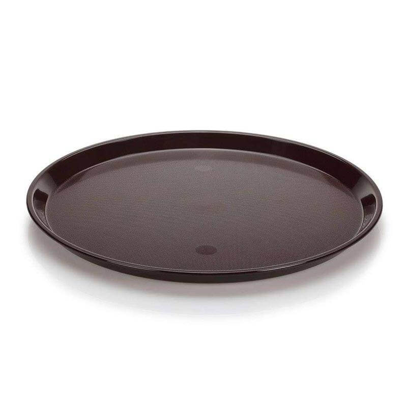  Bora Plastik Servis Tepsisi, 455 mm, Kahverengi - 1