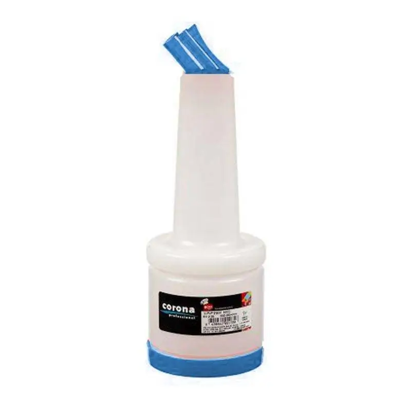 Bora Plastik Sos ve Kokteyl Şurup Dökme Kabı, 500 cc, Mavi - 1
