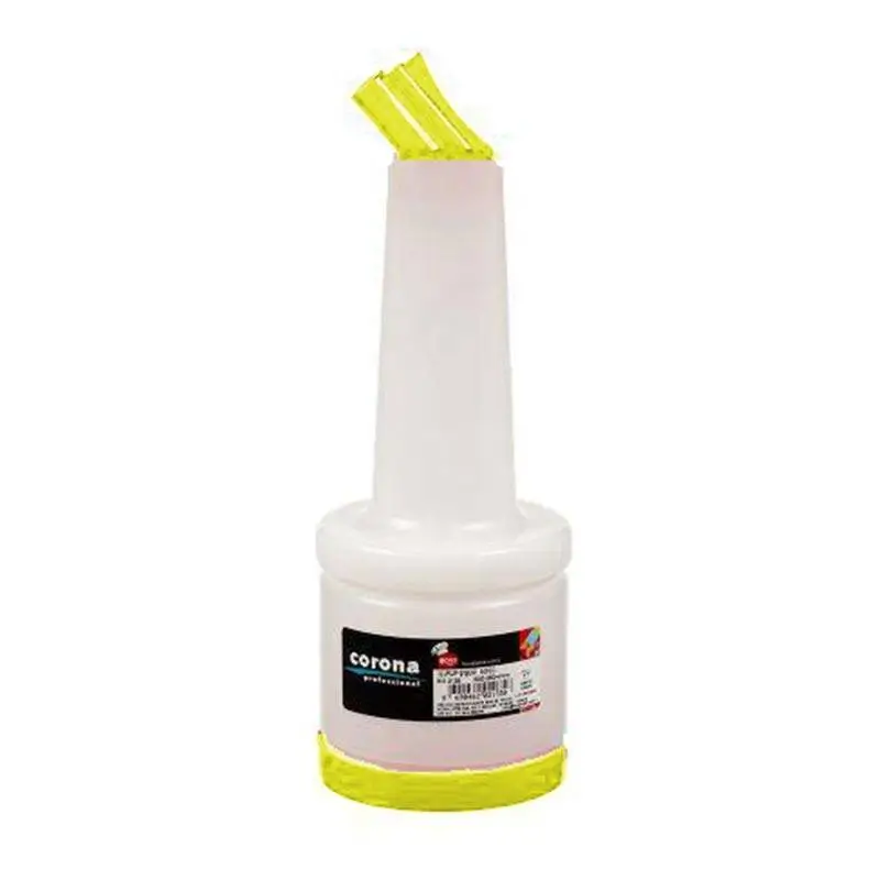Bora Plastik Sos ve Kokteyl Şurup Dökme Kabı, 500 ml, Sarı - 1