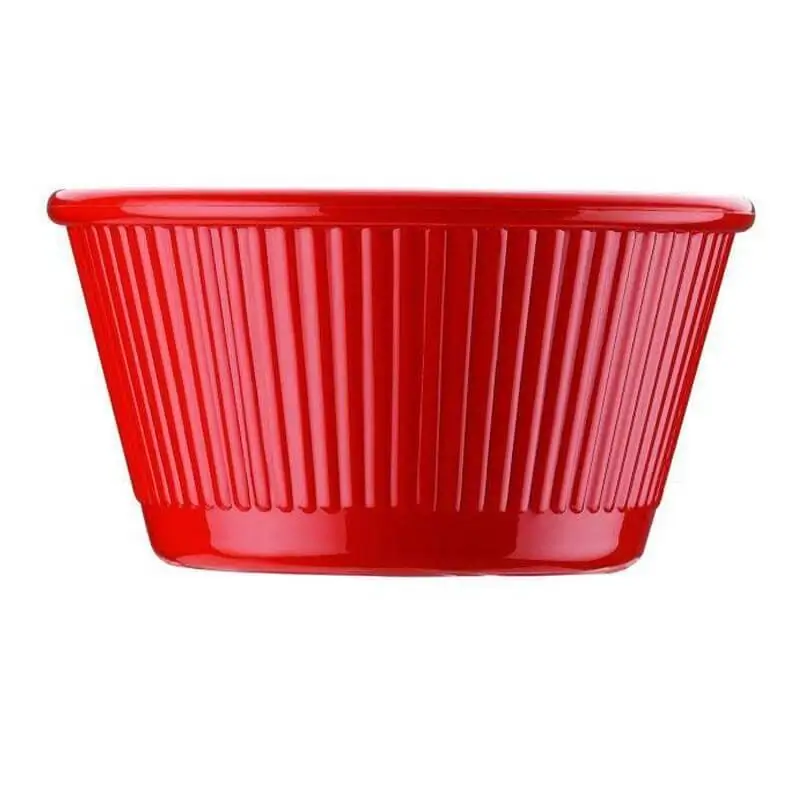 Bora Plastik Sosluk, Yuvarlak, Polikarbonat, 7x3.5 cm, Kırmızı - 1
