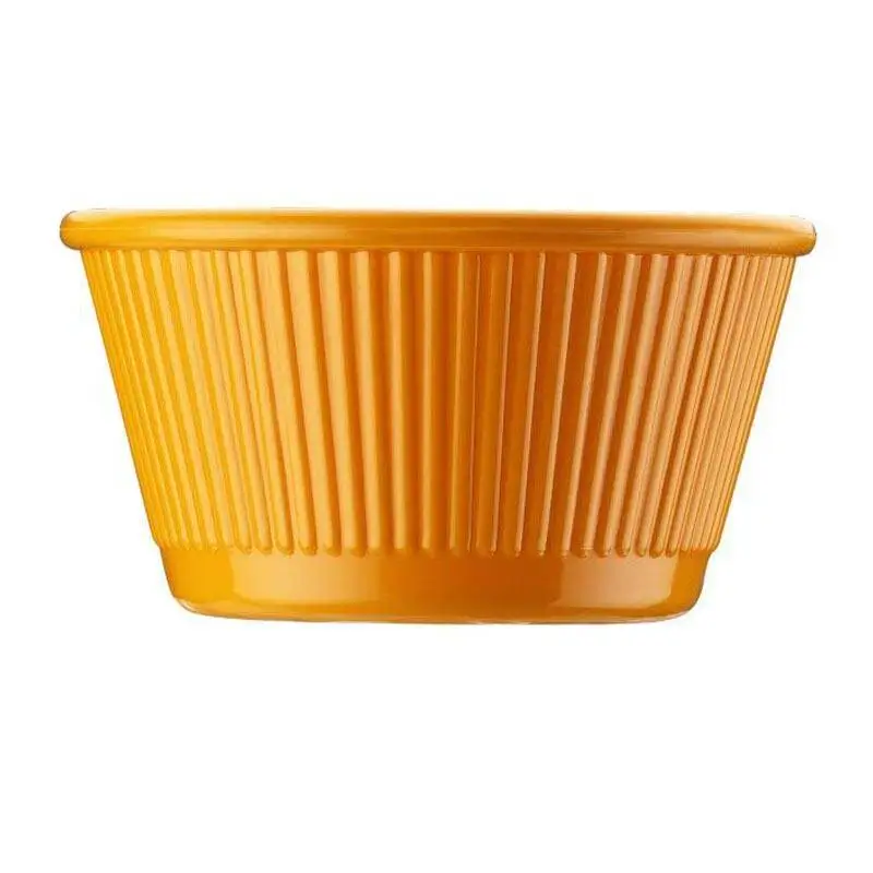 Bora Plastik Yuvarlak Mini Sos Kabı, Polikarbonat, 8.4x4.4 cm, Turuncu - 1