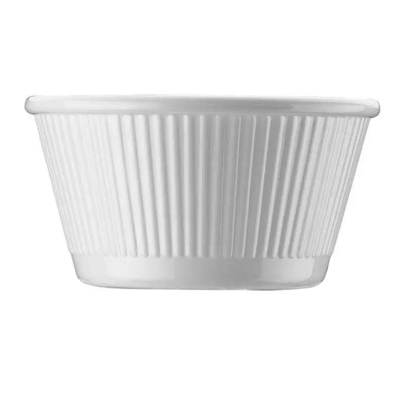 Bora Plastik Yuvarlak Mini Sos Kabı, Polikarbonat, 8.4x4.4 cm, Beyaz - 1
