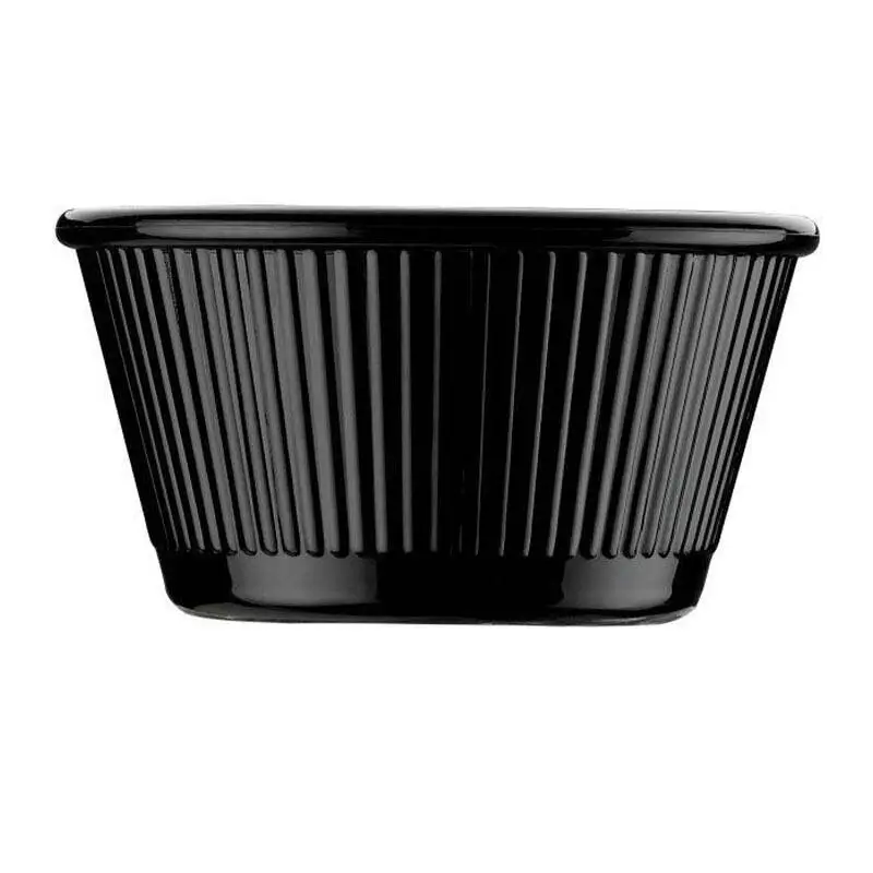 Bora Plastik Sosluk, Yuvarlak, Polikarbonat, Siyah - 1