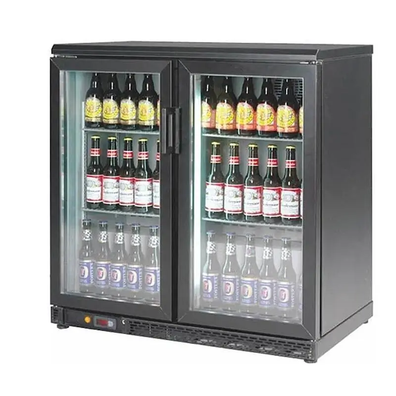 By Kitchen DBB-250 Bar Arkası Şişe Soğutucu Dolap, Fanlı Soğutma, 2 Kapılı - 1