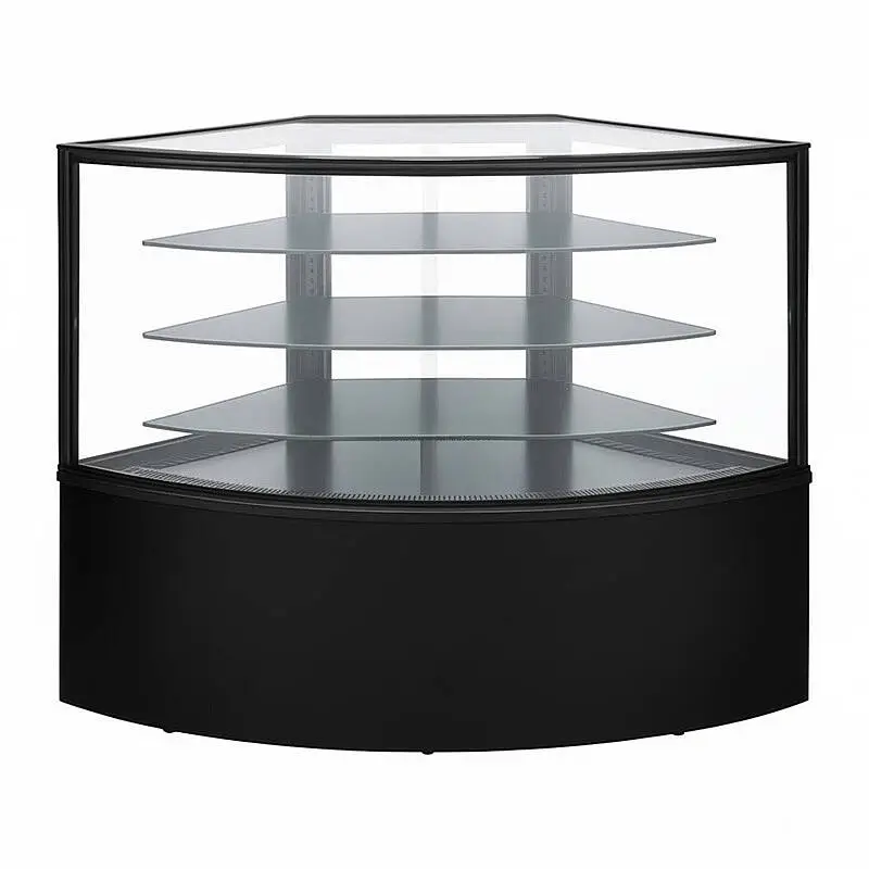 By Kitchen DPDK Köşeli Pasta Teşhir Dolabı, 650 W, 350 Lt. - 1