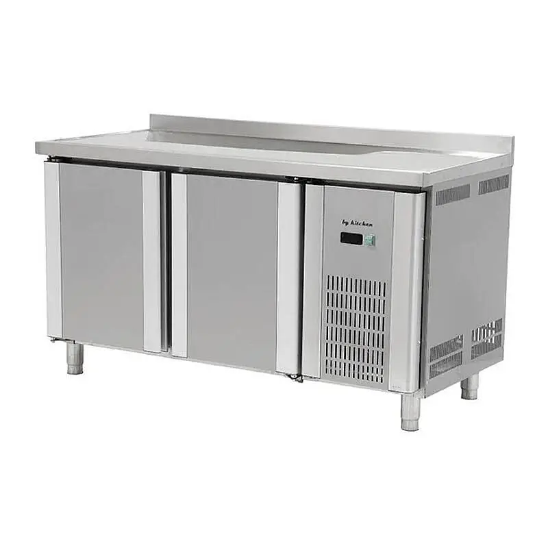 By Kitchen DTS-2N 2 Kapılı Tezgah Tip Derin Dondurucu, Paslanmaz Çelik, 250 Lt. - 1