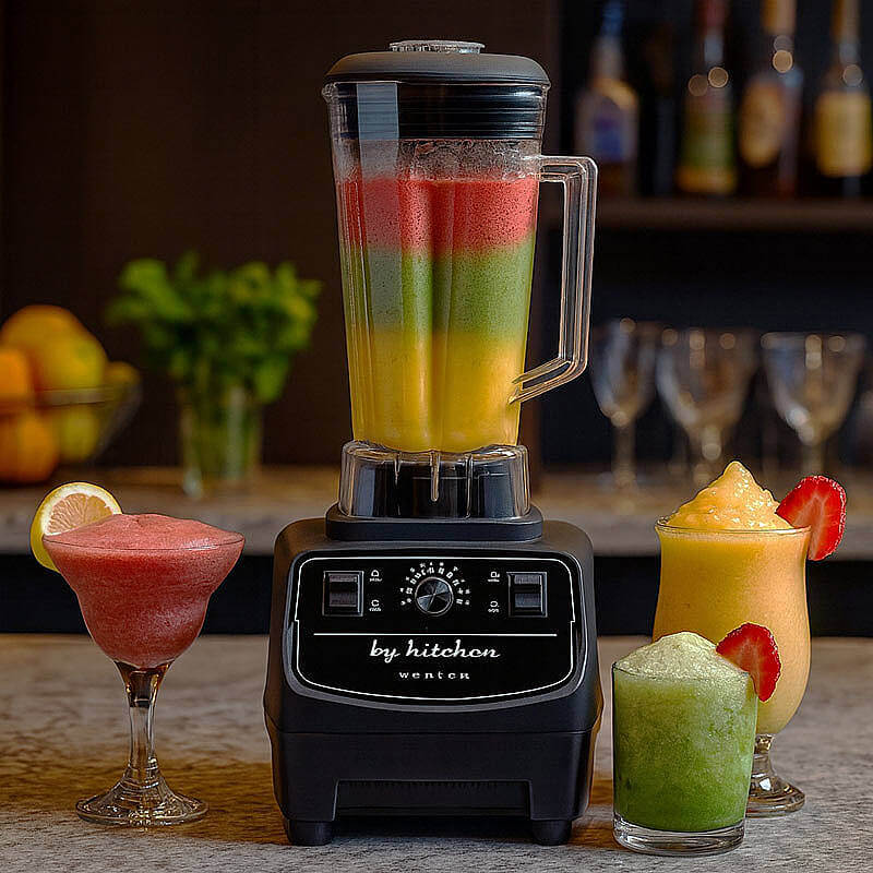 By Kitchen Vortex Bar Blender, Paslanmaz Çelik Bıçaklar, 2 Lt, 1500 W, Siyah - 2