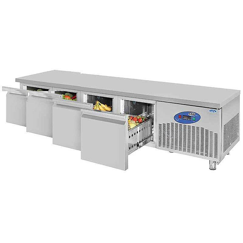CSA CS-CIH 2-600 Cihaz Altı Derin Dondurucu, 4 Çekmeceli, 115 Lt. - 1