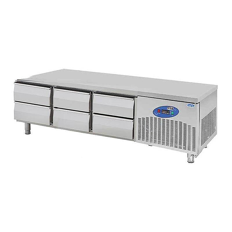 CSA CS-CIH 3-700 Cihaz Altı Derin Dondurucu, 6 Çekmeceli, 210 Lt. - 1