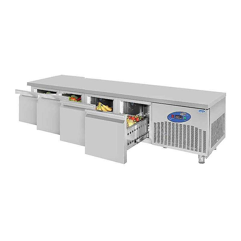 CSA CS-CIK 2-600 Cihaz Altı Derin Dondurucu, 4 Çekmeceli, 115 Lt. - 1