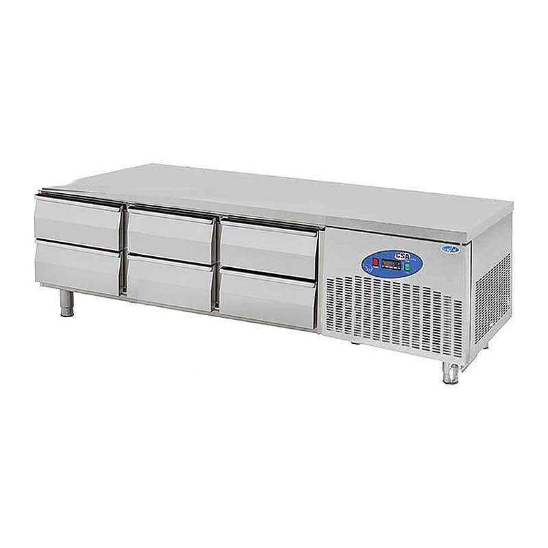 CSA CS-CIK 3-600 Cihaz Altı Derin Dondurucu, 6 Çekmeceli, 180 Lt. - 1