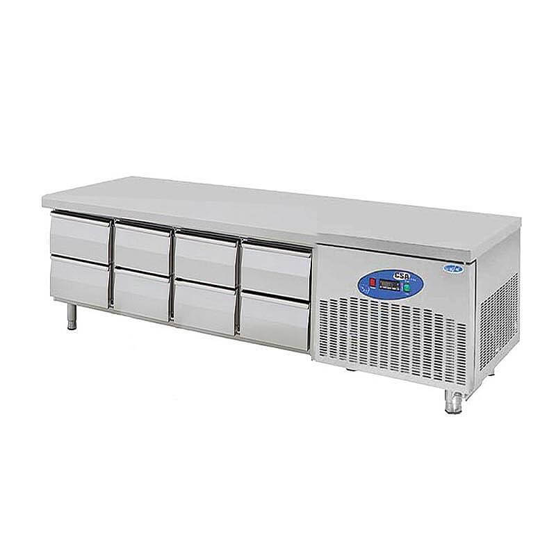 CSA CS-CIK 4-700 Cihaz Altı Derin Dondurucu, 8 Çekmeceli, 310 Lt. - 1