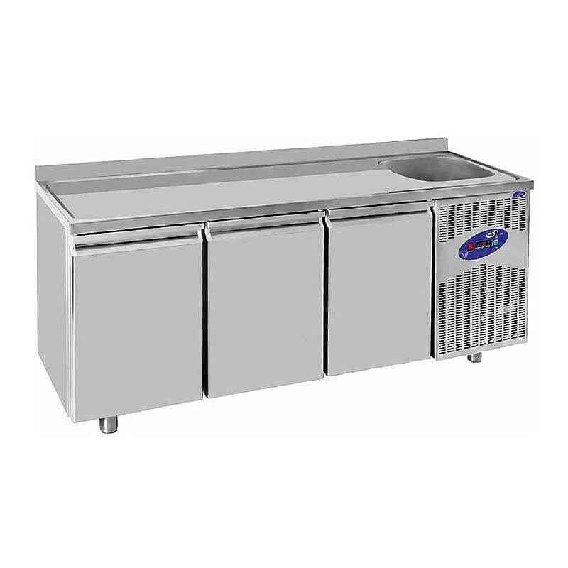 CSA CS-TEK 3D-600-E Evyeli Derin Dondurucu, Paslanmaz Çelik, 400 Lt. - 1