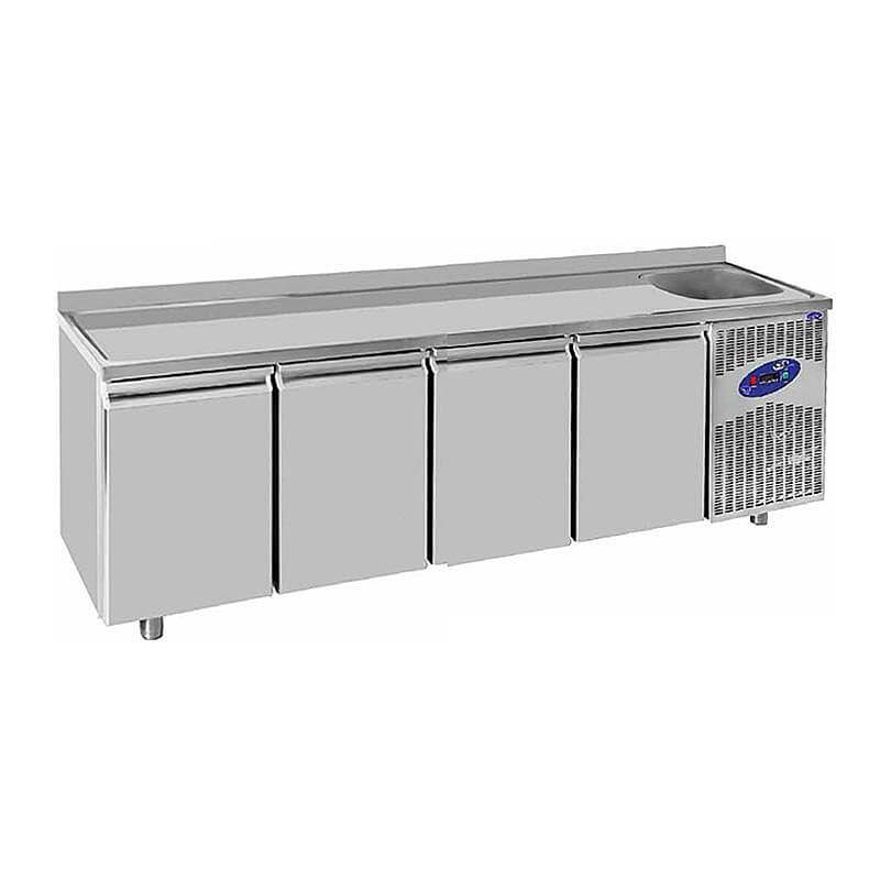 CSA CS-TEK 4D 600-E Evyeli Derin Dondurucu, 4 Kapılı, Paslanmaz Çelik, 550 Lt. - 1