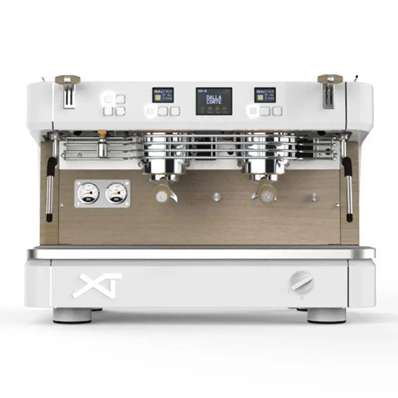 Dalla Corte XT Barista Espresso Kahve Makinesi, Multi Boiler, 2 Gruplu, Beyaz Meşe - 1