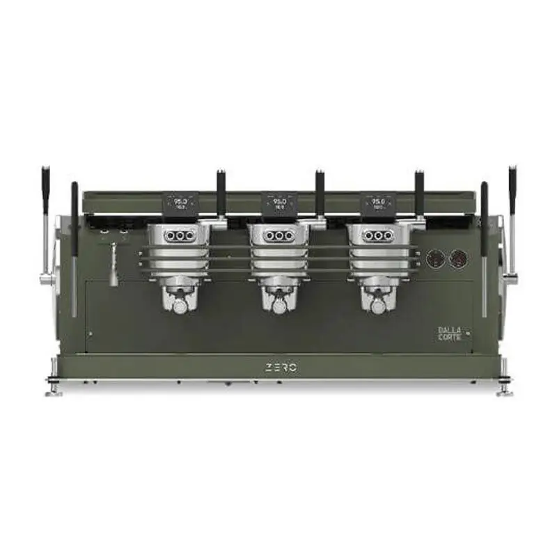 Dalla Corte Zero Barista Espresso Kahve Makinesi, 3 Gruplu, Multi-Boiler, Zeytin Yeşili - 1