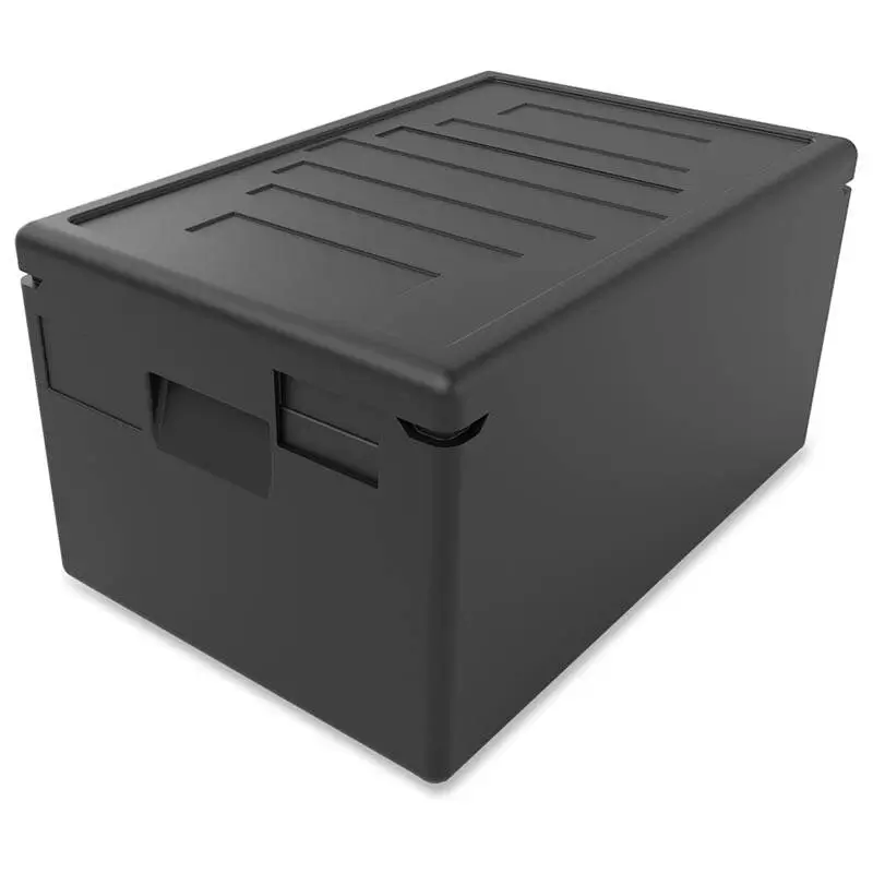 Empero Epp Carrybox Thermobox, 1/1 GN, Üstten Yüklemeli, 46 Lt, 1.2 kg, Siyah - 2