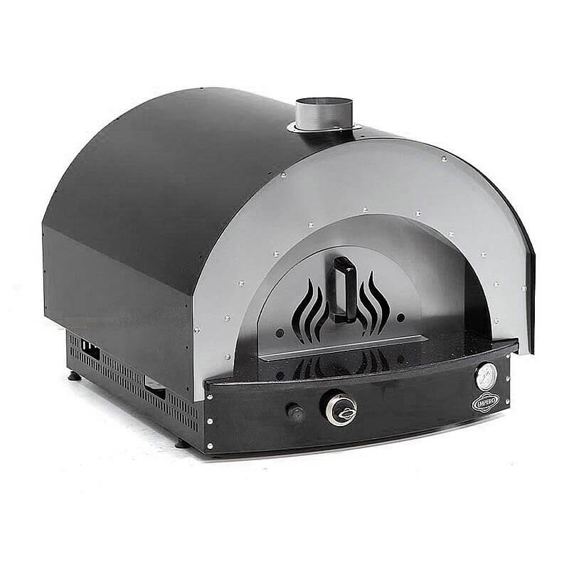 Empero PLF.PLS.D5.B Profesyonel Ev Tipi Taş Tabanlı 25 cm x 4 Pizza Kapasiteli Pizza ve Pide Fırını, Gazlı, Siyah - 3