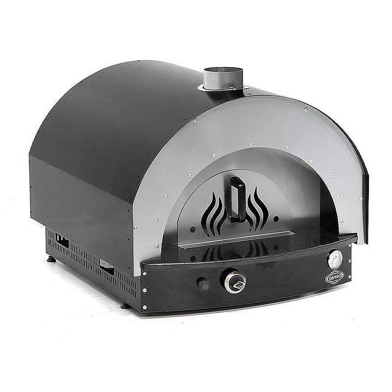 Empero PLF.PLS.D5.B Profesyonel Ev Tipi Taş Tabanlı 25 cm x 4 Pizza Kapasiteli Pizza ve Pide Fırını, Gazlı, Siyah - 3