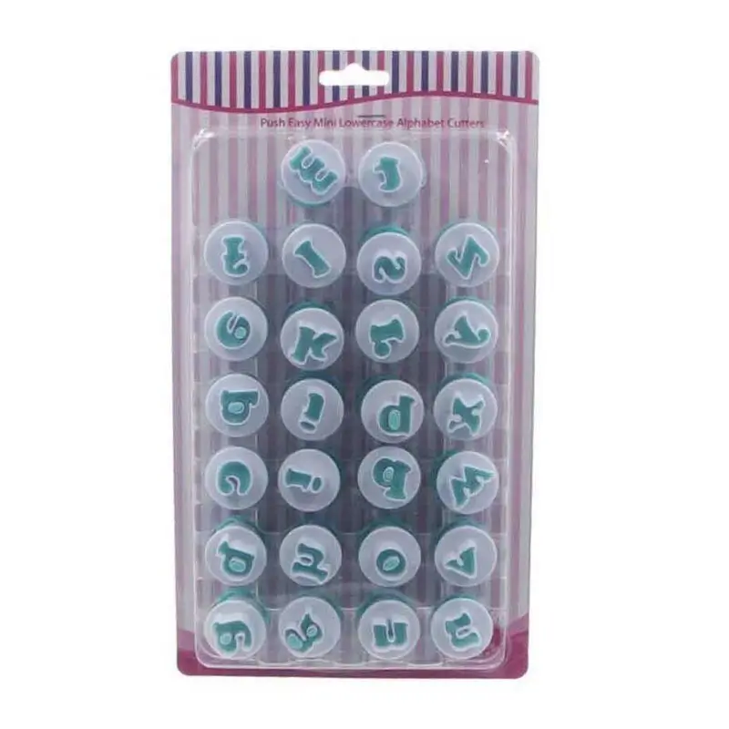 Epinox KKP-26 Basmalı Kalıp Küçük Harf Pasta Seti - 1