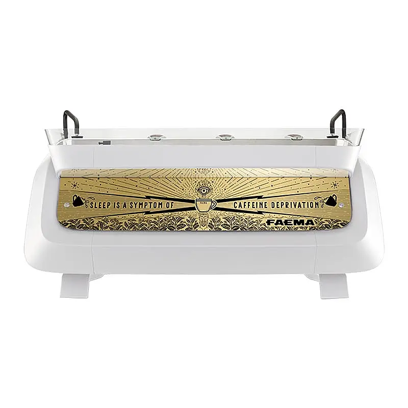 Faema E71 E A/3 Tam Otomatik Espresso Kahve Makinesi, 3 Gruplu, White Gold, 1034x619x484 mm. - 2