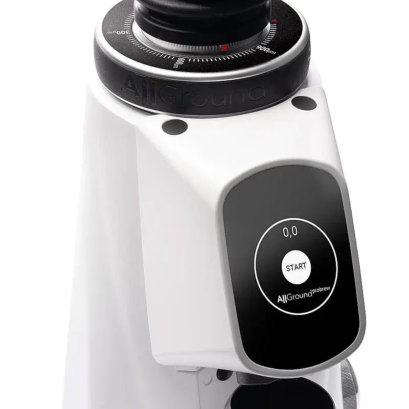 Fiorenzato AllGround Probrew On Demand Kahve Değirmeni, 64 mm, Beyaz, Paslanmaz Çelik Bardak - 4