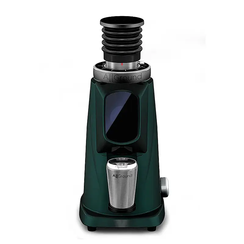 Fiorenzato AllGround Probrew On Demand Kahve Değirmeni, 64 mm, Forest Green, Paslanmaz Çelik Bardak - 1